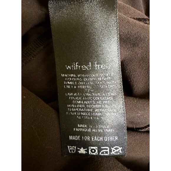 Wilfred Free Aritzia Brown Divinity Romper Bodysuit – Spaghetti Strap Unitard On - Picture 10 of 10